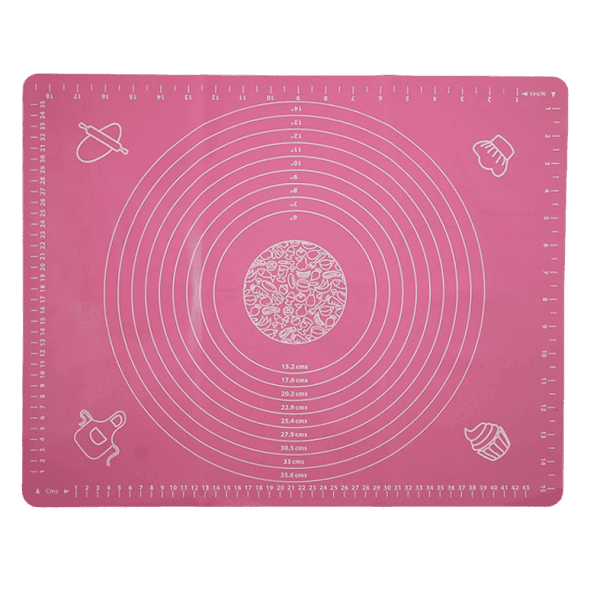 Килимок силіконовий GT-4565-1 для формування та випікання тіста 45х65см (рожевий) GUSTO - зображення 1