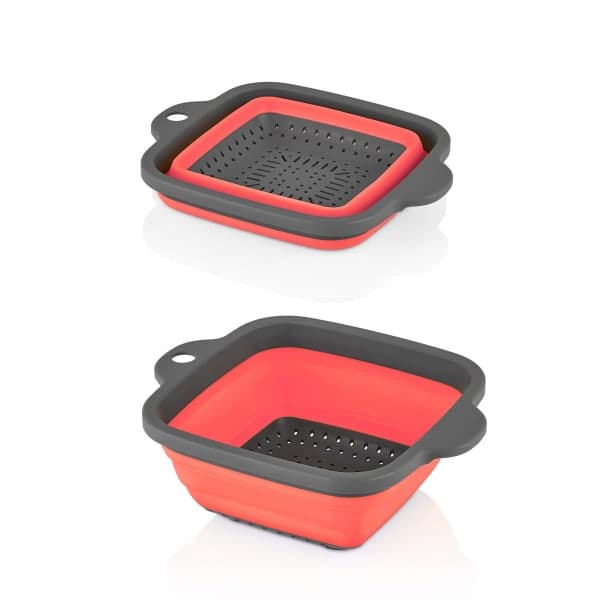 Друшляк-миска складний з ручками 2л GT-571 GUSTO - зображення 1