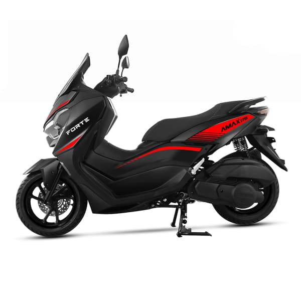 Скутер FORTE AMAX Чорно-червоний - зображення 1