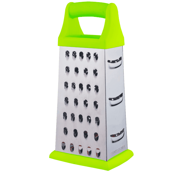 Тертка GT-GR-2003-3 ART-DECO чотиристороння з опорою з округлою ручкою Soft Touch 20 см GUSTO - зображення 1