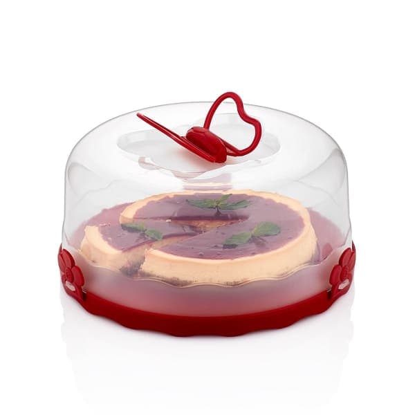 Кришка для торта кругла 24х24х13.3см GT-501 GUSTO - зображення 1