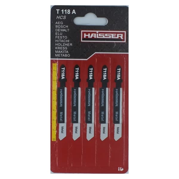 HAISSER Т118А Набір пильних полотен 5шт - зображення 1