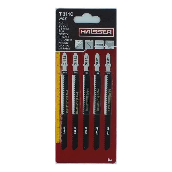 HAISSER Т311С Набір пильних полотен 5шт - зображення 1