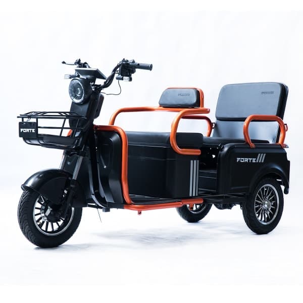 Трицикл акумуляторний Forte CARGO-WD800 Чорний - зображення 1