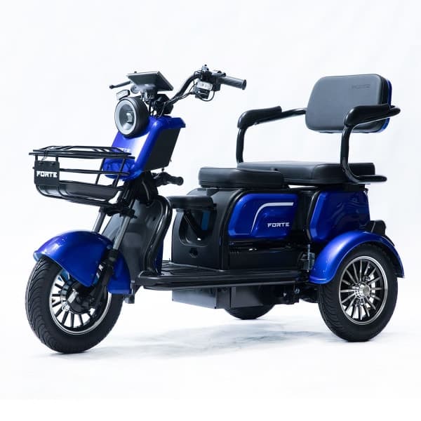 Трицикл акумуляторний Forte FAMILY-WS1000 синій - зображення 1