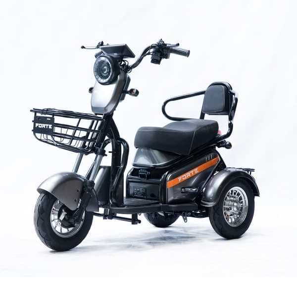Трицикл акумуляторний Forte S1-P600 Сірий - зображення 1