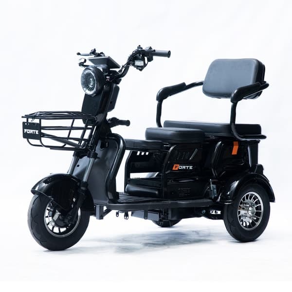 Трицикл акумуляторний Forte Family-P600 Чорний - зображення 1