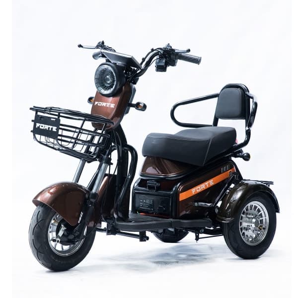 Трицикл акумуляторний Forte S1-P600 Коричневий - зображення 1