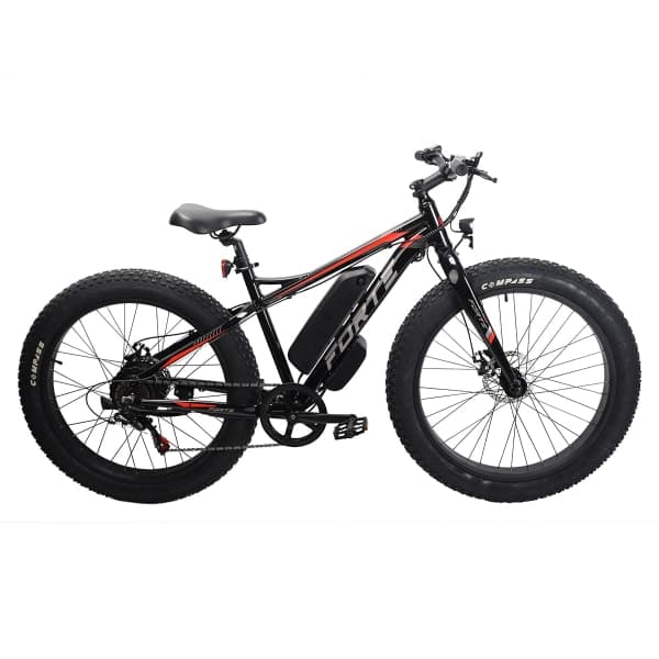 Велосипед акумуляторний FORTE NEXUS 350Вт, 36В/10Ач 17 /26 чорно-червоний - зображення 1