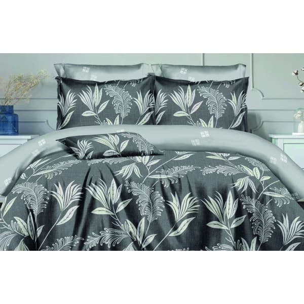 Комплект постільної білизни VS-BM2.0-102 Графітова ніжність, двоспальний VERSAILLES - зображення 1