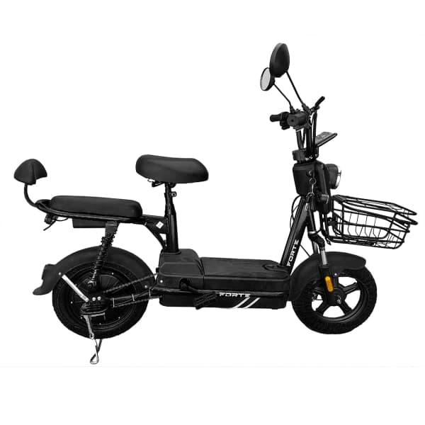 Велоскутер акумуляторний FORTE X1 Чорний - зображення 1