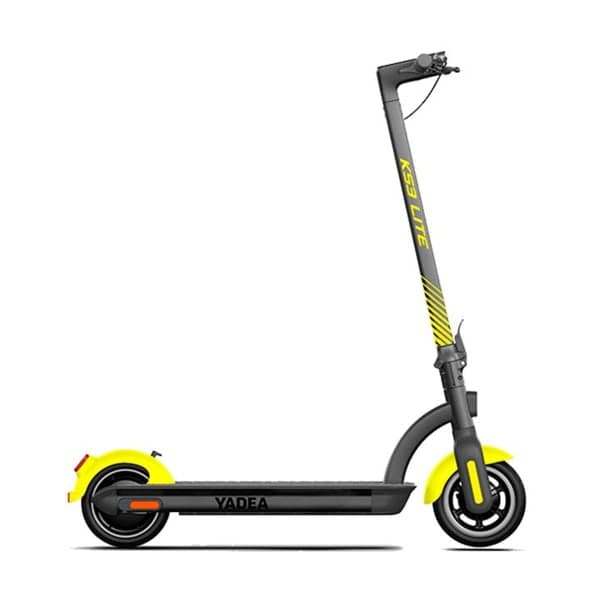 Cамокат акумуляторний YADEA KS3 Lite сіро-жовтий, 500Вт - зображення 1
