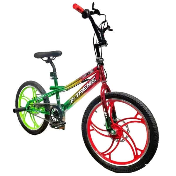 Дитячий велосипед X-Treme FALCON 25.20-02 Зелено-жовто-червоний - зображення 1