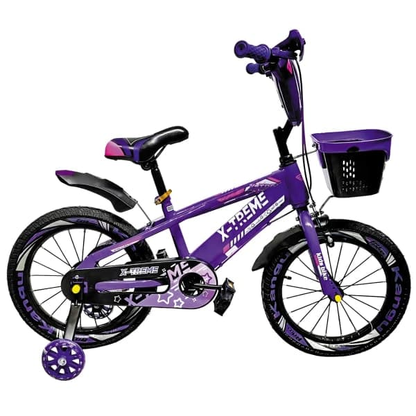 Дитячий велосипед X-Treme KANGU 25.16-02 фіолетовий - зображення 1