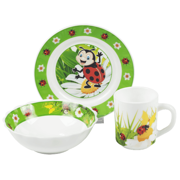 Дитячий набір посуду Сонечко VT-406LB Vittora - зображення 1