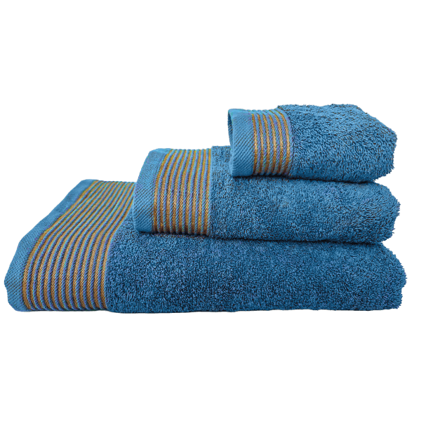 Рушник Афіна VS-T45-3050, 30х50см 100% бавовна, блакитний Versailles - зображення 1