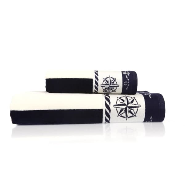 Рушник для обличчя PUSULA синій 30х50см. OZDILEK - зображення 1