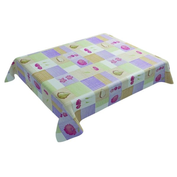 Скатертина WK-30009 з ПВХ Кольорова клітинка 120х150см. Werk - зображення 1