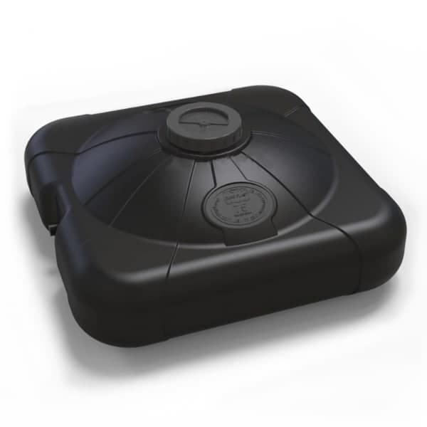 Бак для душу округлий - 75 л чорний Litolan - зображення 1