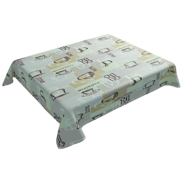 Скатертина WK-30005 з ПВХ Горнятко кави 100х137см. Werk - зображення 1