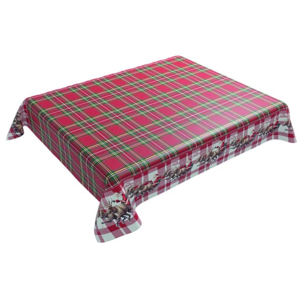 Скатертина WK-30010 з ПВХ Різдвяний настрій 120х150см. Werk - зображення 1