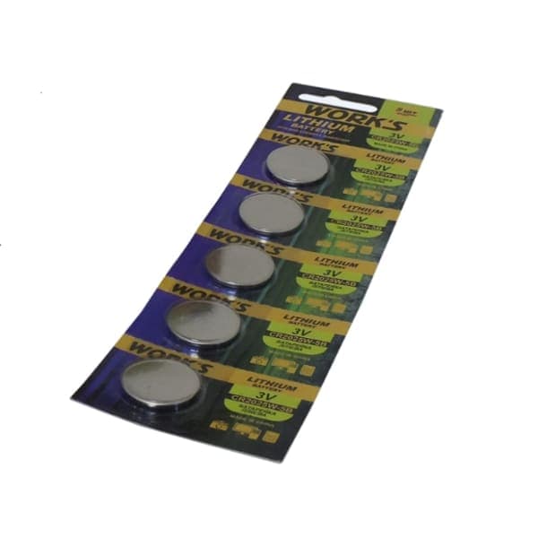 Батарейки Work s Lithium CR2025W-5B 5шт - зображення 1