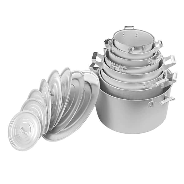 Набір алюмінієвих каструль GT-1600-08 GUSTO 8 шт. - зображення 1