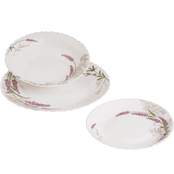 Набір посуду VT-419L Лаванда Wave 18 предметів Vittora - зображення 1