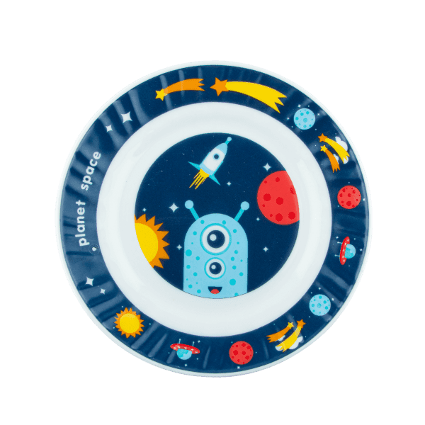 Дитячий набір посуду V-408P Прибульці Vittora 3 пр. - зображення 1