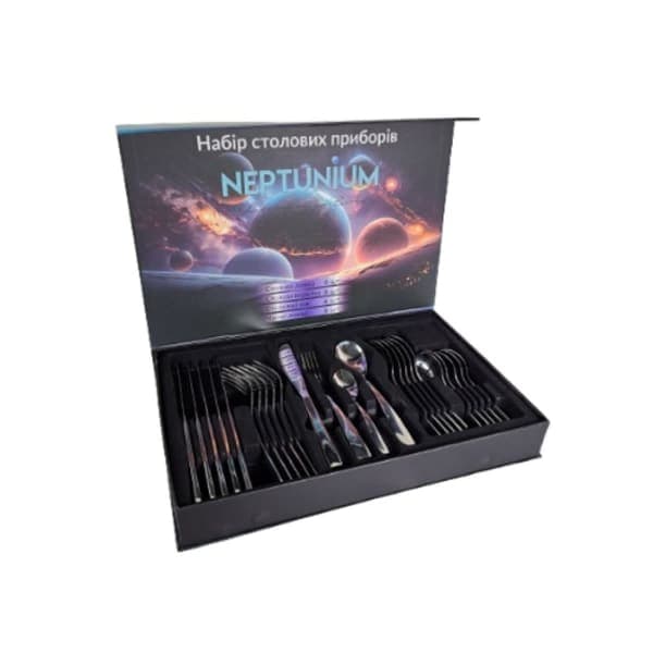 Набір столових приборів Neptunium 24 шт. GT-SFKS01-24 GUSTO - зображення 1
