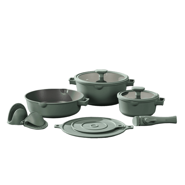 Набір посуду PR-2501 Forest Chef, 10 предметів, Pepper - зображення 1