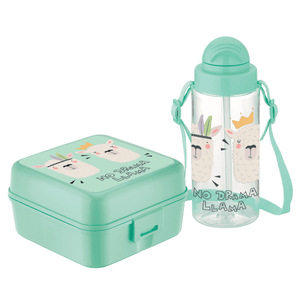 Дитячий набір ланч-бокс та пляшка GT-G-192002 аквамарін GUSTO - зображення 1