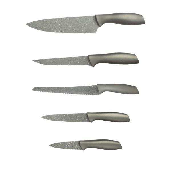 Набір ножів GT-4103-5 Сіра перлина 5 пр. GUSTO - зображення 1