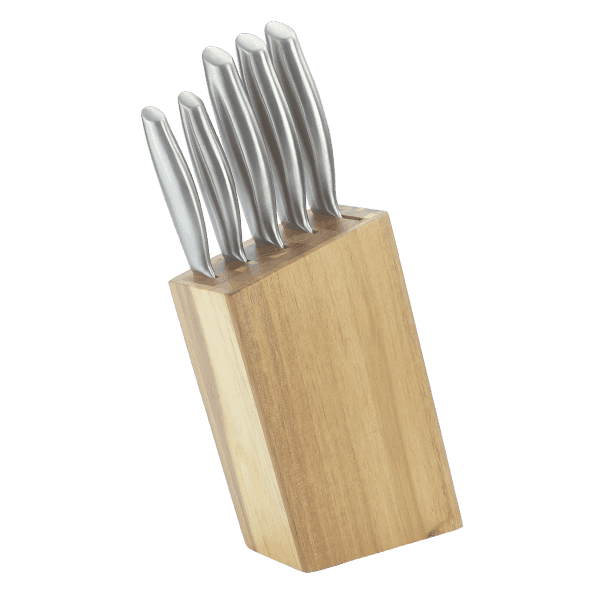 Набір ножів PR-4104 Metal Block PEPPER 6 пр. - зображення 1