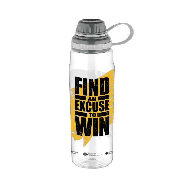 Пляшка для води Ege 800 мл GT-G-912069 GUSTO сіра - зображення 1