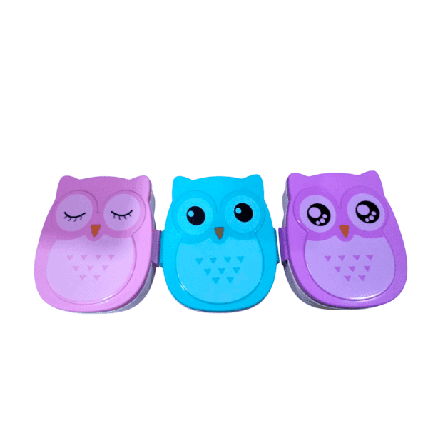 Ланчбокс GT-601 Сова з ложкою і виделкою 1л (145х170х60 мм) GUSTO Україна - зображення 1