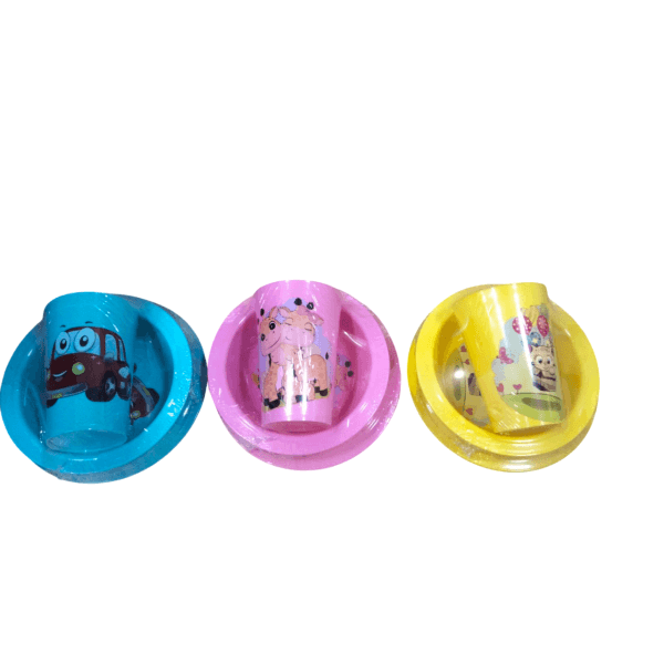 Дитячий набір GT-603 Сонечко 3 пр. (тарілка+салатник+стакан) GUSTO Україна - зображення 1