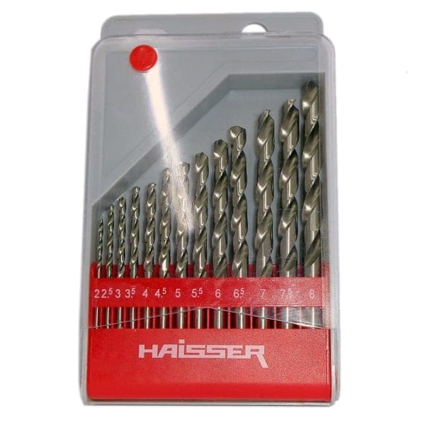 HAISSER HSS - (2-8) х5мм Набір свердел по металу 13шт - зображення 1