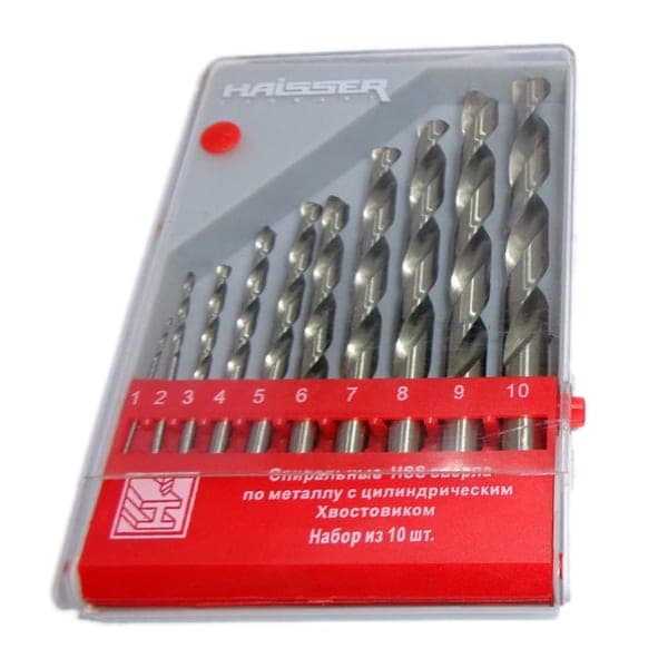 HAISSER HSS - (1-10) мм Набір свердел по металу 10шт - зображення 1