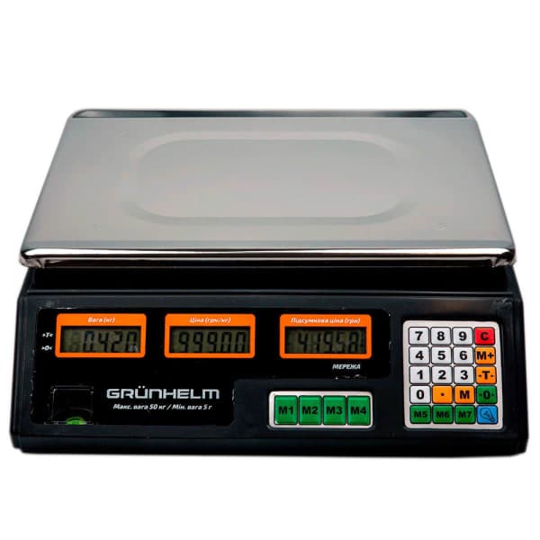 Ваги торговельні GSC-051 Grunhelm - зображення 1