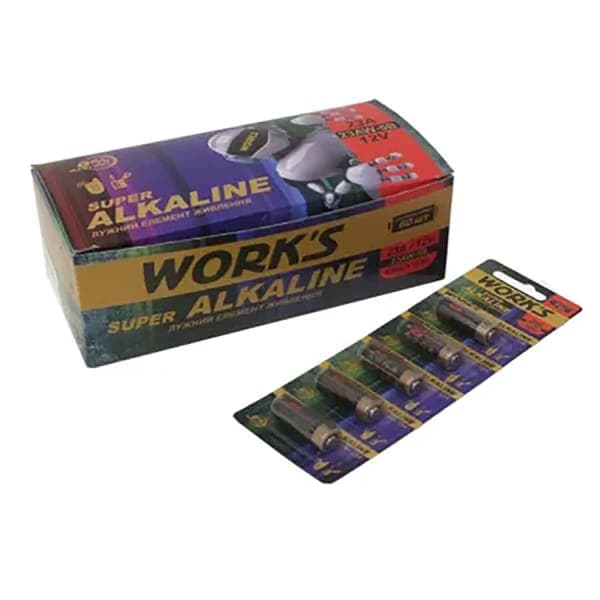 Батарейки Work s Alkaline 23AW-5B 5шт - зображення 1