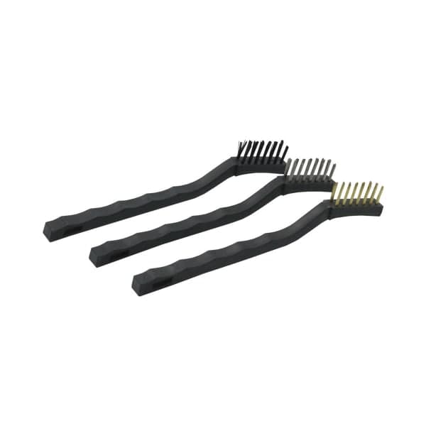 Набір ручних щіток Werk (нейлонова, проволочна, мідна), 230 мм - зображення 1