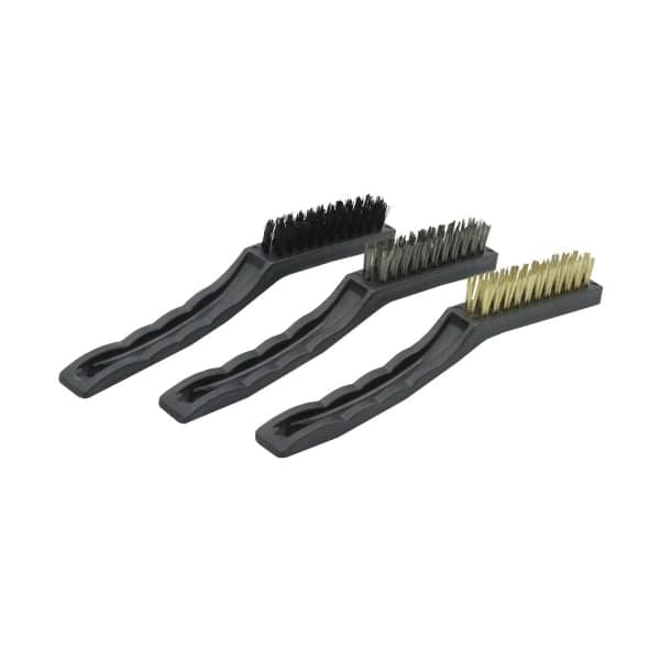 Набір ручних щіток Werk (нейлонова, проволочна, мідна), 180 мм - зображення 1