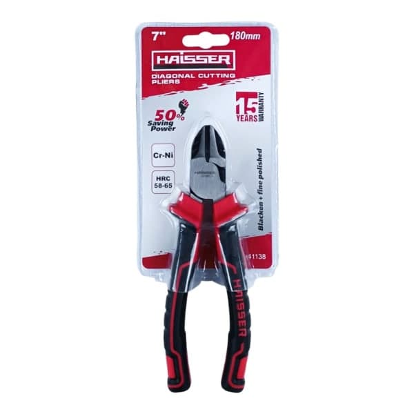 Бокорізи 41138 Cr-Ni Blacken Polished 50% SAVE POWER 180 мм Haisser - зображення 1