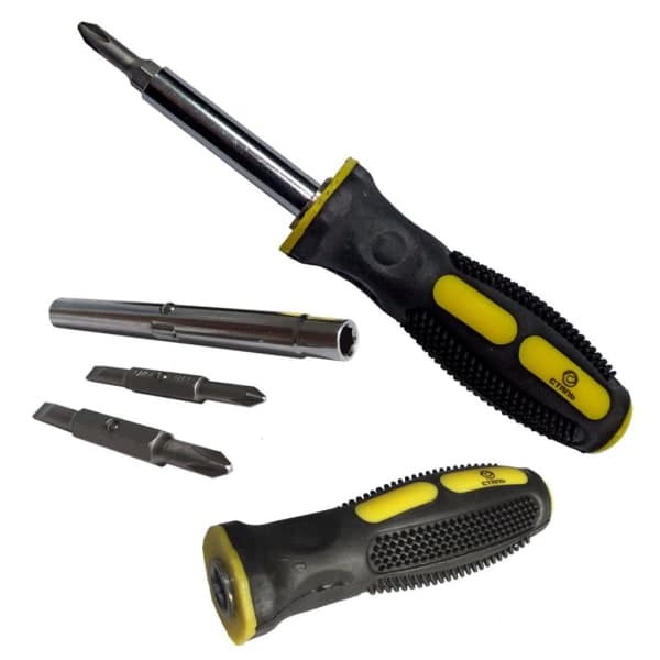 Сталь 49048 Викрутка з комплектом насадок 6 в 1 - зображення 1