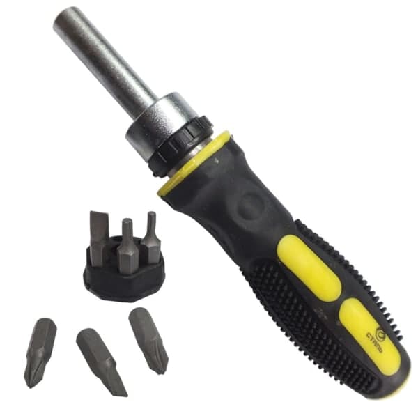 Сталь 49050 Викрутка реверсивна з набором біт 7 в 1 - зображення 1