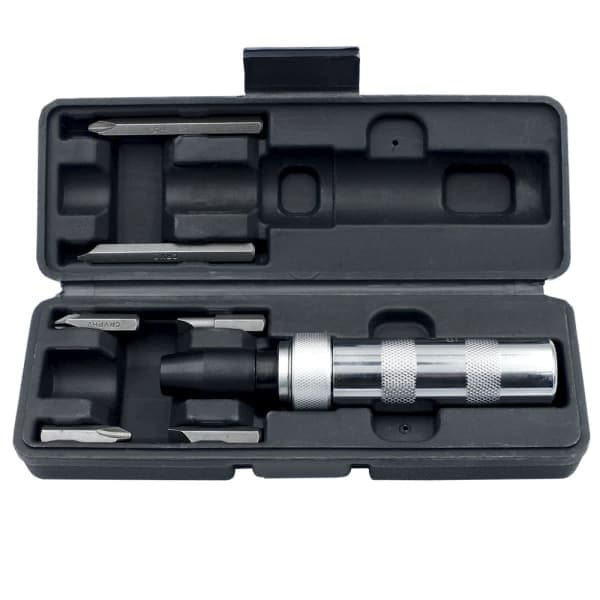 Ударно-поворотна викрутка 8 в 1 із набором біт 49090 Сталь - зображення 1