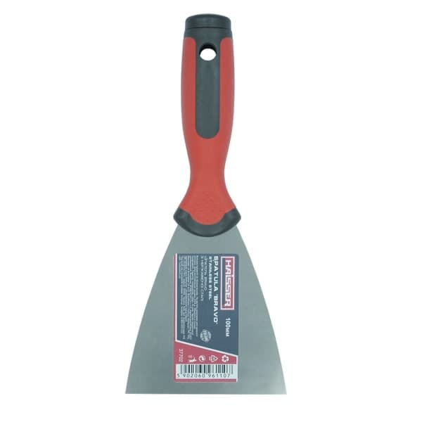 Шпатель BRAVO з нержавіючої сталі 100 мм Haisser 37702 - зображення 1