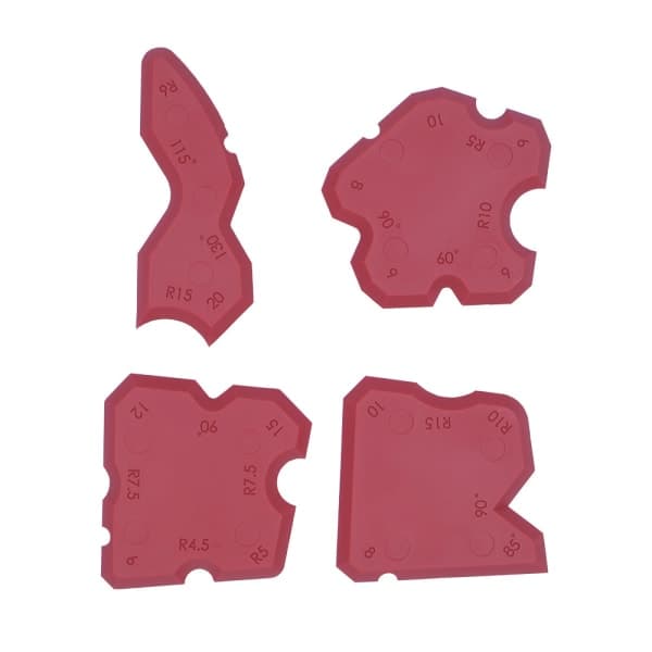 Набір шпателей для силікону 4 шт Haisser 37407 - зображення 1