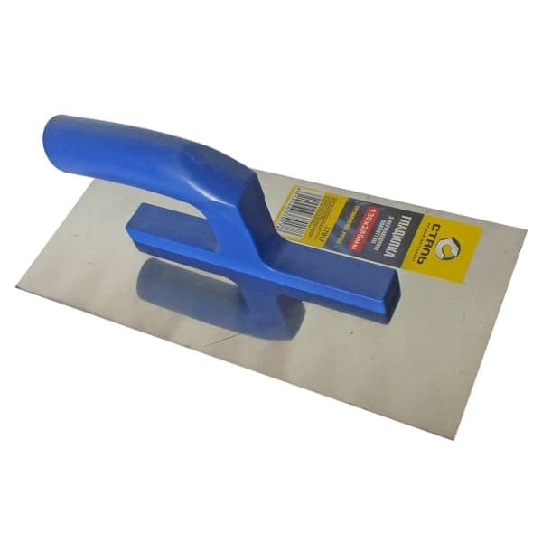 Сталь 37017 Гладилка з нержавіючим покриттям 130х280 мм - зображення 1